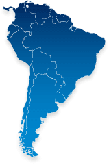 Map of South America